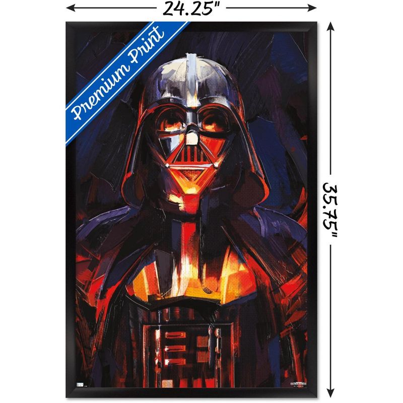Trends International Star Wars: Obi-Wan Kenobi - Darth Vader Painting Framed Wall Poster Prints, 3 of 7