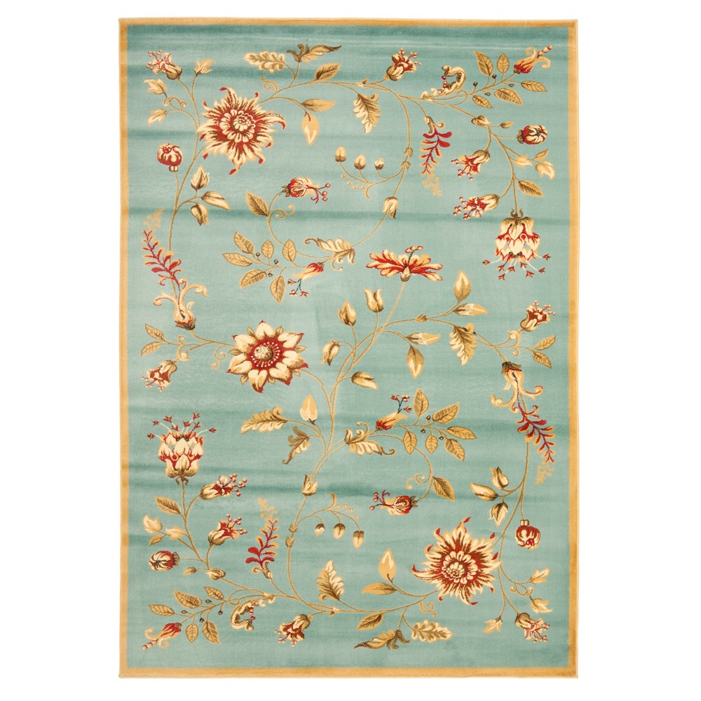 5'3inx7'6in Clare Floral Loomed Accent Rug Blue/Multi - Safavieh