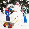 Tangkula Kids Wheelbarrow Outdoor Children Metal Toy w/ Non-Slip Handle - 3 of 4