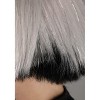 HalloweenCostumes.com One Size Fits Most  Women  PJ Masks Luna Adult Wig, Black/Gray - 2 of 4