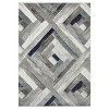 Luxe Weavers Modern Wood Geometric Indoor Area Rug - 2 of 4