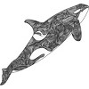 Boy's Design By Humans Killer Whale By BenGeiger T-Shirt - 2 of 3