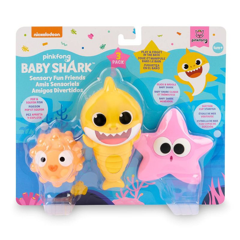 Baby Shark Sensory Fun Friends Bath Toy - 3pk, 2 of 7