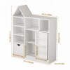 Toy and Book Organizer for Kids, Kids Toy Storage Organizer & Bookshelf, Multifunctional Storage Chest with 8 Storage Cubbies and Movable Drawers - 4 of 4