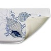 Stupell Industries Coastal Chinoiserie Shells Printed Plush Bath Mat And Bath Rug, Design By Nicole Tamarin, 18"X30" - 2 of 4