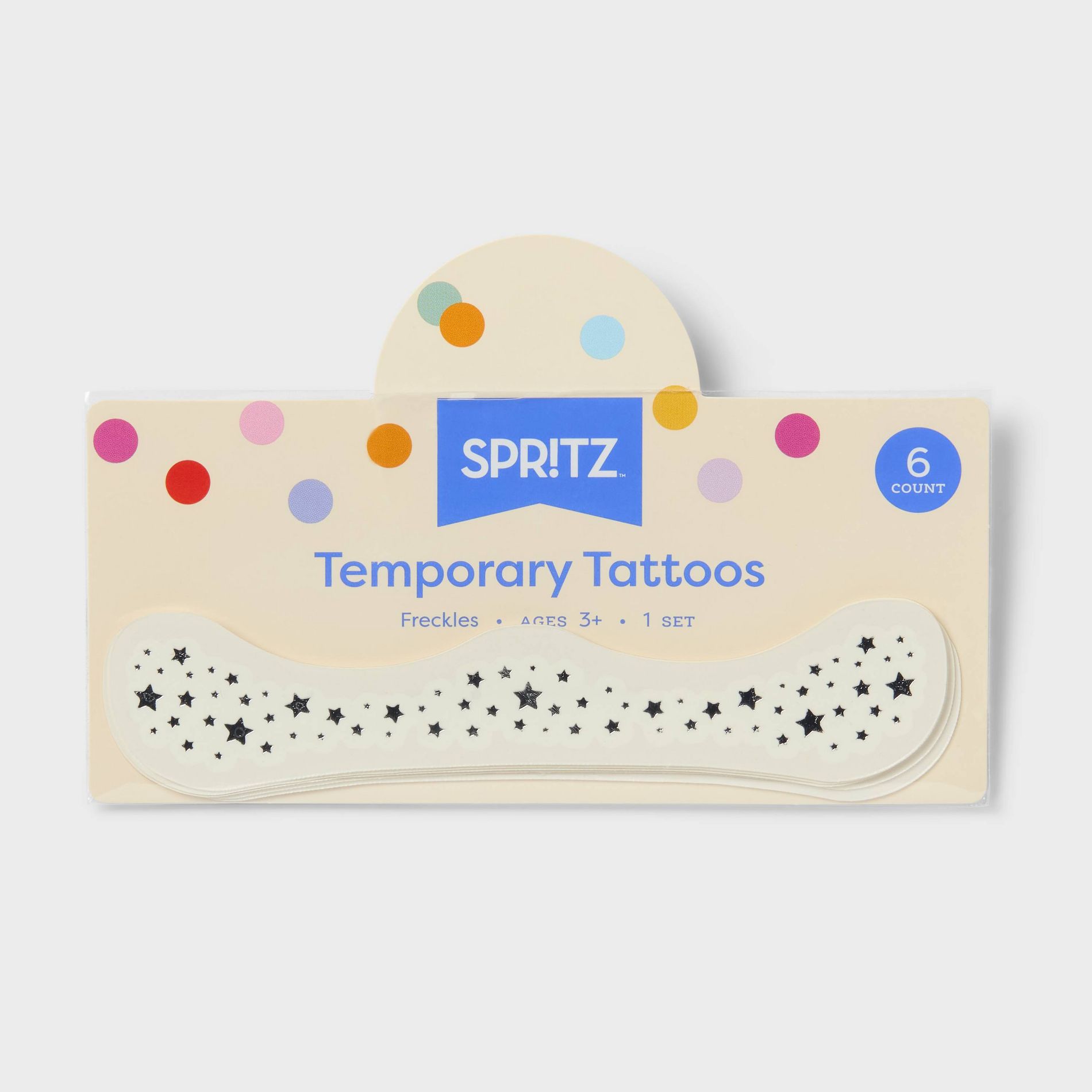4th of July USA Americana Star Freckle Temporary Tattoo - Spritz™