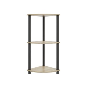 Homez 3 Tiers Wood Household Shelving Unit (15.67 in. W x 29.72 in. H x 15.67 in. D) - 1 of 4