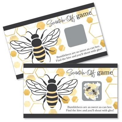 Sweet As Can Bee Baby Shower Scratch Off Game – Paper Cute Ink