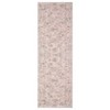 Washable Area Rugs Floral Living Room Bedroom Carpet Non-Slip Low Pile Vintage Soft Thin Throw Rug - 3 of 4