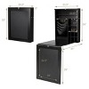 Tangkula Wall Mounted Table Fold Out Convertible Desk With Space Saver Chalkboard - 3 of 4
