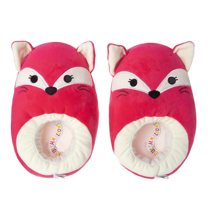 Squishmallows Fifi the Fox & Lola the Unicorn Dual Sizes Girls' Slippers. (Little Kids), 1 of 7