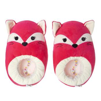 Squishmallows Fifi the Fox & Lola the Unicorn Dual Sizes Girls' Slippers. (Little Kids)