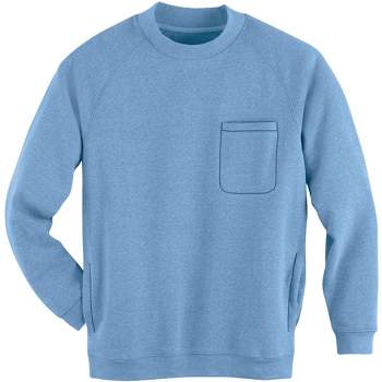 Collections Etc Men's Pocketed Sweatshirt