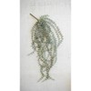 Large Hanging Artificial Necklace Fern – 28" Tall Faux Greenery by Kalalou - 2 of 3