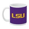 LSU Logo on Purple Ceramic Coffee Mug Novelty Gift Mugs for Coffee Tea and Hot Drinks 11oz White - 3 of 4
