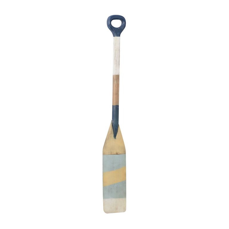Wooden Paddle Novelty Canoe Oar Wall Decor with Arrow and Stripe Patterns Multi Colored - Olivia &#38; May, 5 of 7