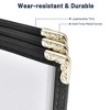 WeChef 30 Pcs Restaurant Menu Covers Holders for 4.25 x 11" Paper 3 Page 6 View - 4 of 4