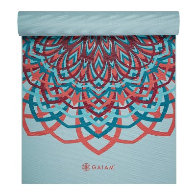 Gaiam Premium Yoga Mat - Blue Santorini (6mm)