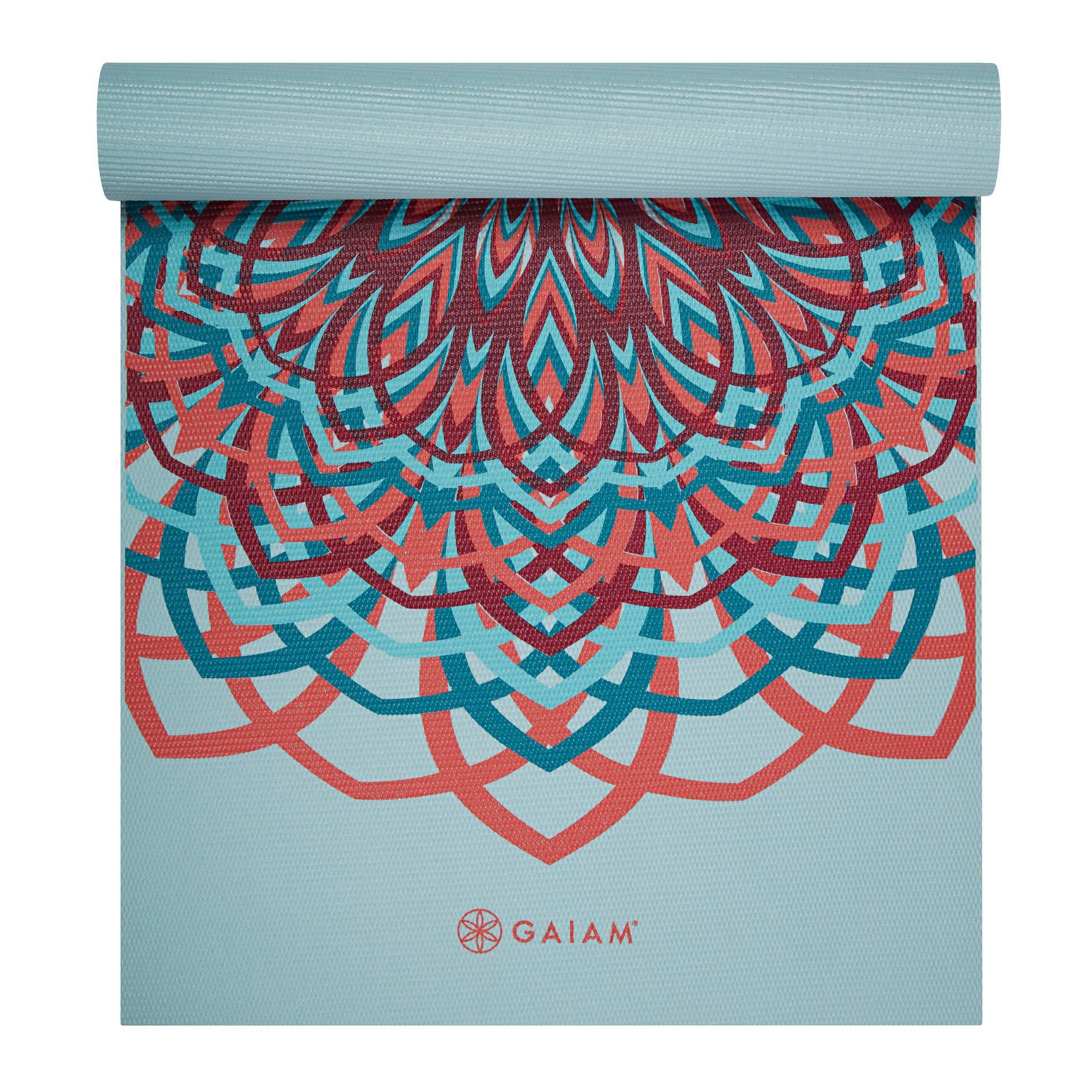 Gaiam Premium Yoga Mat - Blue Santorini (6mm)
