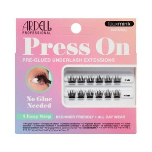 Ardell Press-On False Mini Faux Mink Natural False eyelash - 12pc - 1 of 4