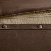 Racxily 7-Piece Faux Suede Comforter Set, Lodge Cabin Style with Decorative Buttons - 4 of 4