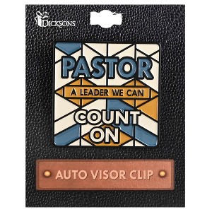 Dicksons Automotive Car Visor Clip Decorative Accessory 1.5 x 2.25 Zinc Alloy Patriotic Pray for Our Nation - 1 of 2