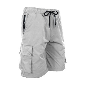 JumpStart Men's Moisture Wicking Performance Quick Dry Cargo Shorts - 1 of 2