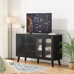 Dexmalle  55.5 Farmhouse Buffet Cabinet with Pop-Up Doors - 1 of 4