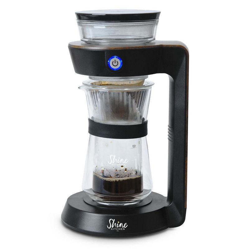 Shine Kitchen Co. Autopour Automatic Pour Over Coffee Machine – Black, 4 of 13