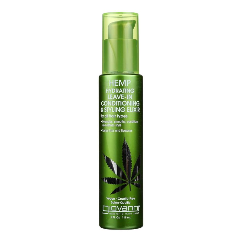 Giovanni Hemp Hydrating Leave-In Conditioner and Styling Elixir - 4 oz, 1 of 5