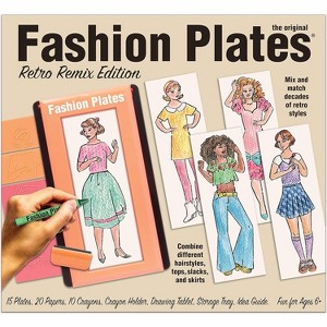 Kahootz: The Original Fashion Plates Retro Remix Edition Drawing Set - 1 of 4