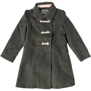 Rothschild Big Girls' Faux Wool Bandmaster Military Dress Coats - 1 of 3