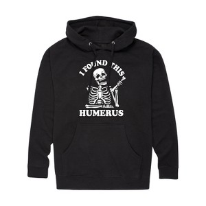 Men's - Instant Message - I Found This Humerus Graphic Fleece Pullover Hoodie - 1 of 4