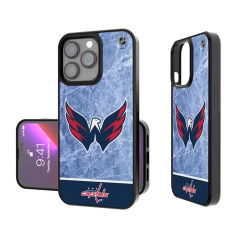 Washington Capitals Ice Wordmark Bump Phone Case Iphone 13 Pro