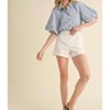 Women's Count On Me Bubble Sleeve Button Down - &merci - 4 of 4