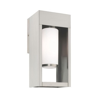 Livex Lighting Bleecker 1 - Light Wall Light in  Brushed Nickel