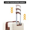 Lightweight Expandable ABS Hardshell Suitcase with TSA Lock, Spinner Wheels, and Telescopic Handle, Hardside Luggage for Men Women - 4 of 4