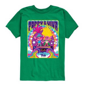 Boys' - Trolls - Poppy and Viva Short Sleeve Graphic T-Shirt - 1 of 4