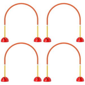 4 Piece Dog Agility Equipment w/ 4 Adjustable Width Doors, Carry Bag, Easy Assemble & Portable - 1 of 4