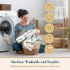 LunaLulinlk Shower Curtain with Hooks – Heavy-Duty Mold/Mildew-Resistant - 2 of 4
