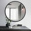MAYEERTY Aluminum Thin Edge Gold Round Hanging Mirror - 2 of 4