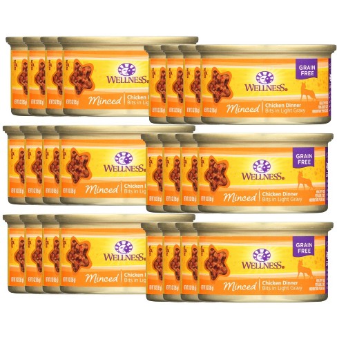 Wellness minced chicken outlet cat food