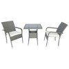 Whisen 3-Piece Wicker Patio Conversation Set - 3 of 4