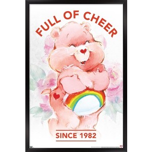 Trends International Care Bears - Full of Cheer Framed Wall Poster Prints - 1 of 4
