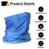 Unique Bargains Breathable Sun Protection Hiking Fishing Cycling Neck Gaiter Face Masks 2 Pcs - 4 of 4