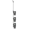 vidaXL Shower Hanger Shelf 11.8 in. x 5.9 in. x (26.4 in.-41.3 in.) Aluminum - 4 of 4