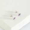 Girls' Sparkle Star Screw Back Sterling Silver Earrings - In Season Jewelry - 4 of 4