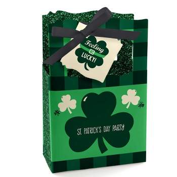 Big Dot of Happiness St. Patrick's Day - Saint Paddy's Day Party Favor Boxes - Set of 12