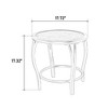 VASIP Patio Bistro Sets 3 Piece, Rattan Front Porch Chairs with Cushions & Coffee Table, Conversation Set for Garden, Balcony, Poolside - 4 of 4
