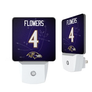 NFL Baltimore Ravens Players Game Tactic Night Light 2-Pack - 1 of 4